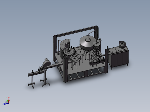 18头三合一旋转灌装机sw16