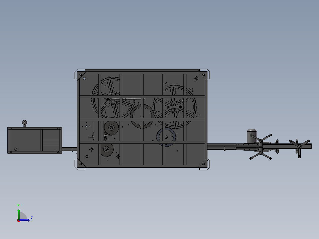 18头三合一旋转灌装机sw16左视图