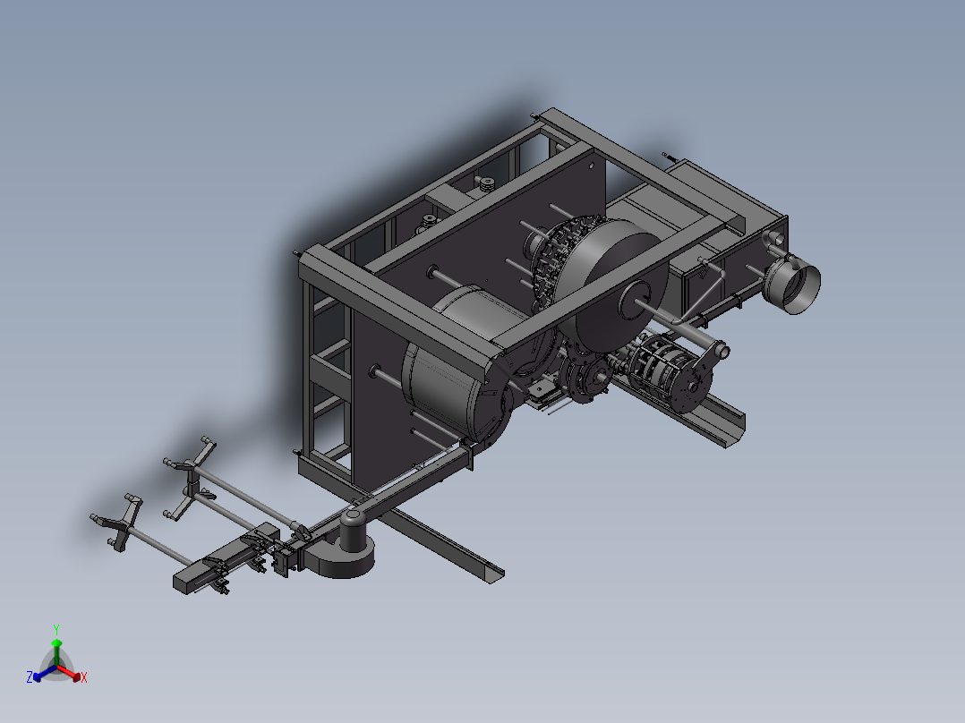 18头三合一旋转灌装机sw16正等轴测图