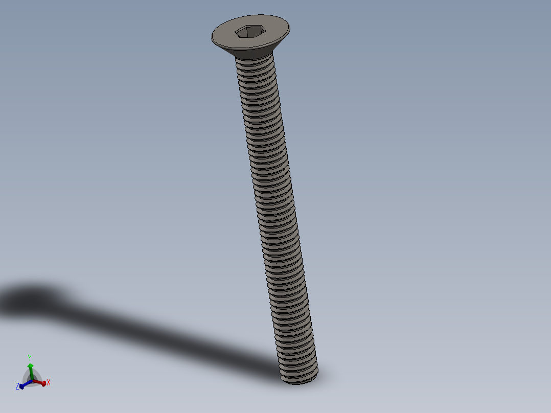 Screw_ISO_10642_M3x30_A2.SLDPRT主视图