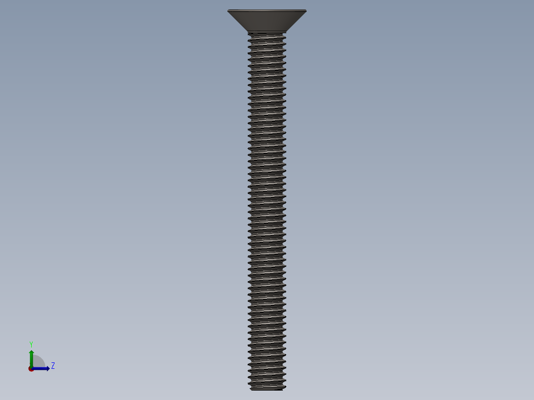 Screw_ISO_10642_M3x30_A2.SLDPRT左视图