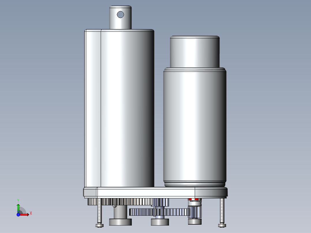 电动推杆前视图