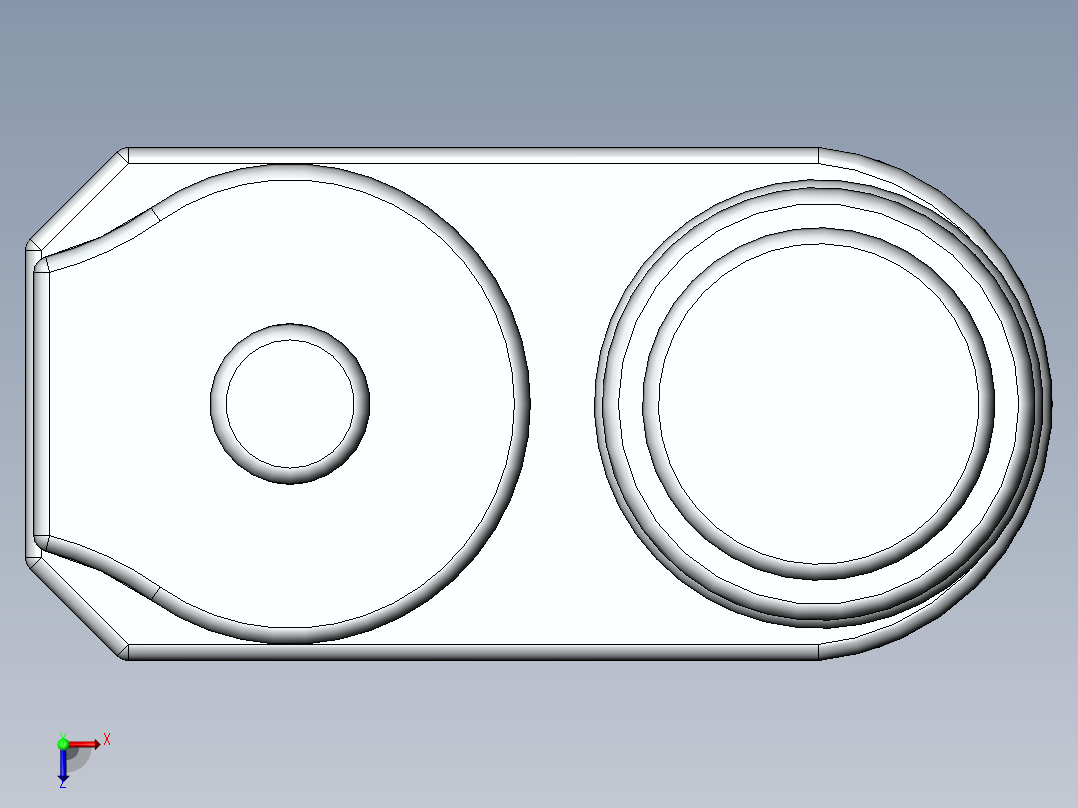 电动推杆俯视图