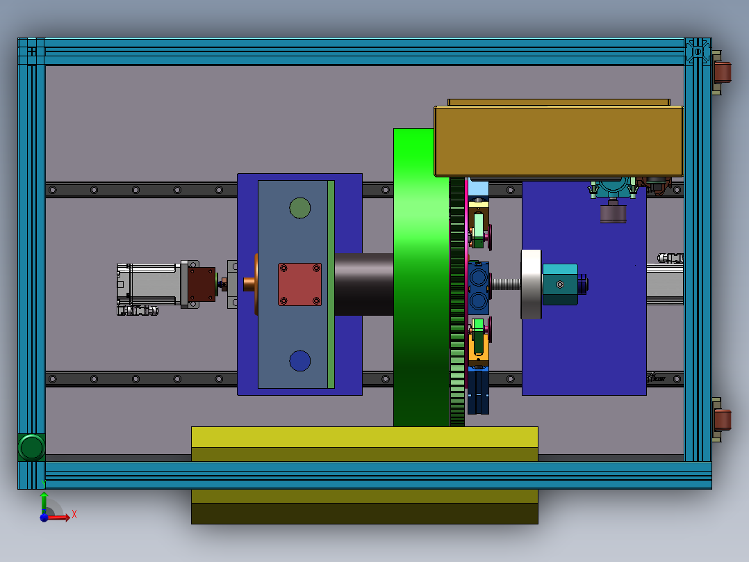 旋切收口机前视图