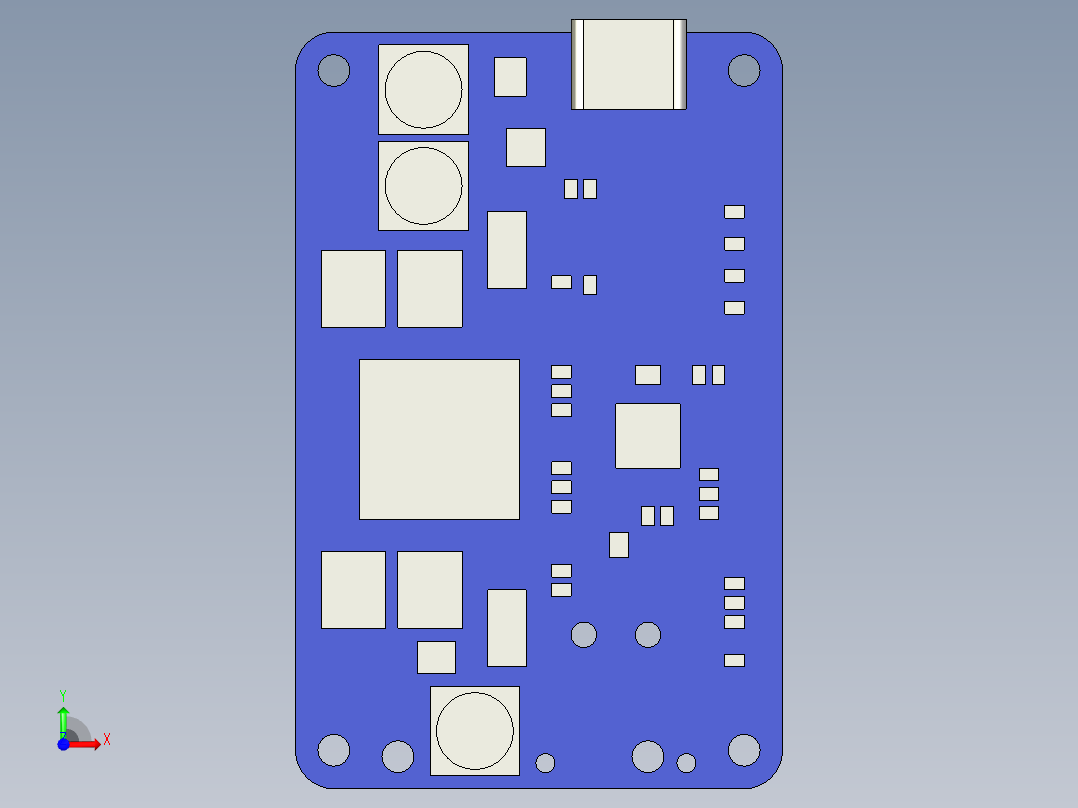 A0002562-injoinic ip2366 140W USB C 双向充电板模块前视图