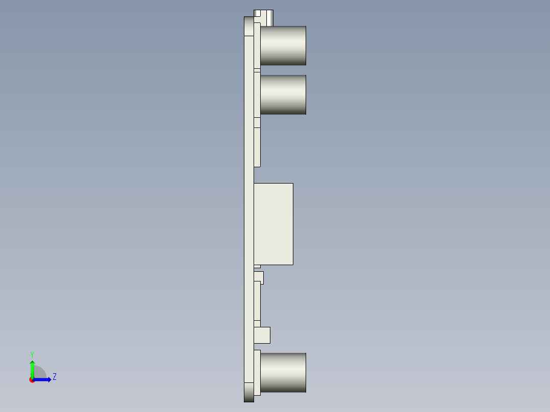 A0002562-injoinic ip2366 140W USB C 双向充电板模块左视图