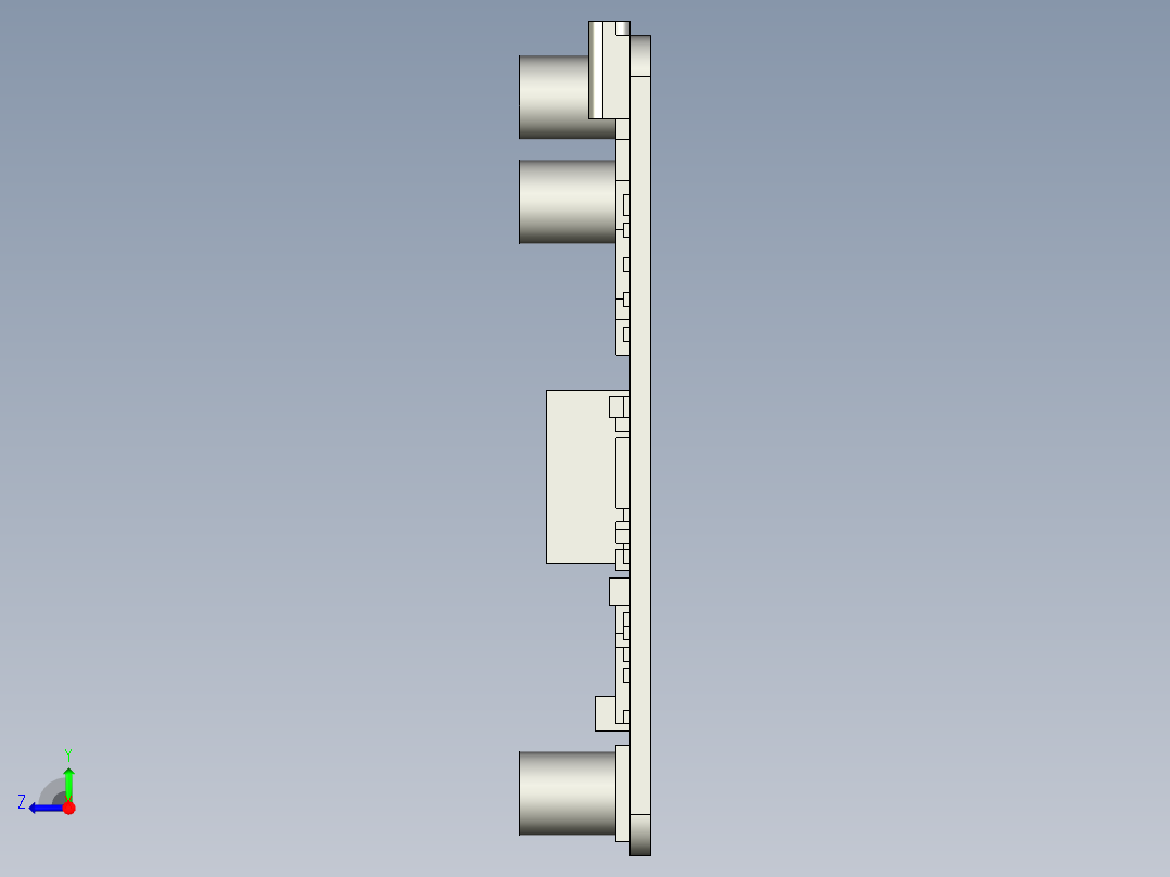 A0002562-injoinic ip2366 140W USB C 双向充电板模块右视图