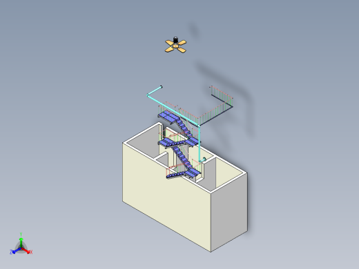 B2003917-钢铁轧制厂水冷却塔