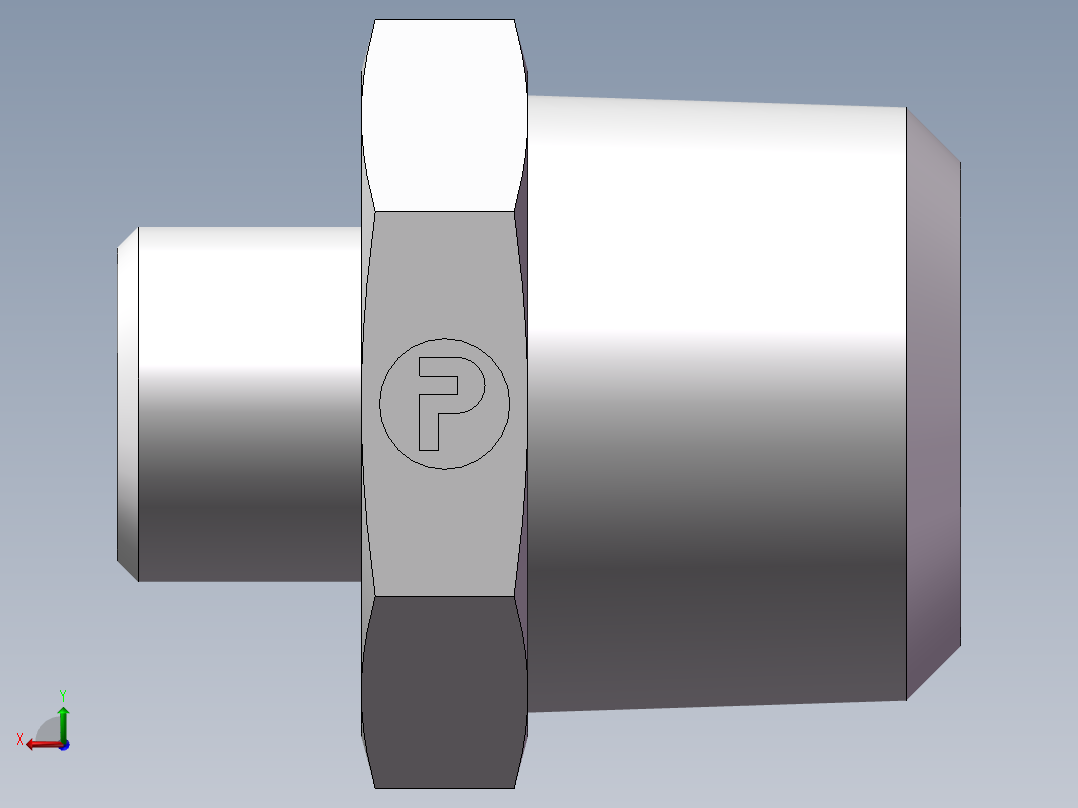 美制锥螺纹、1CN-16-12后视图