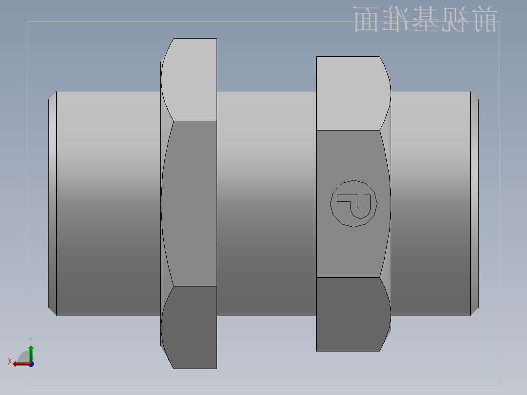 直通隔板接头、6C-36LN后视图