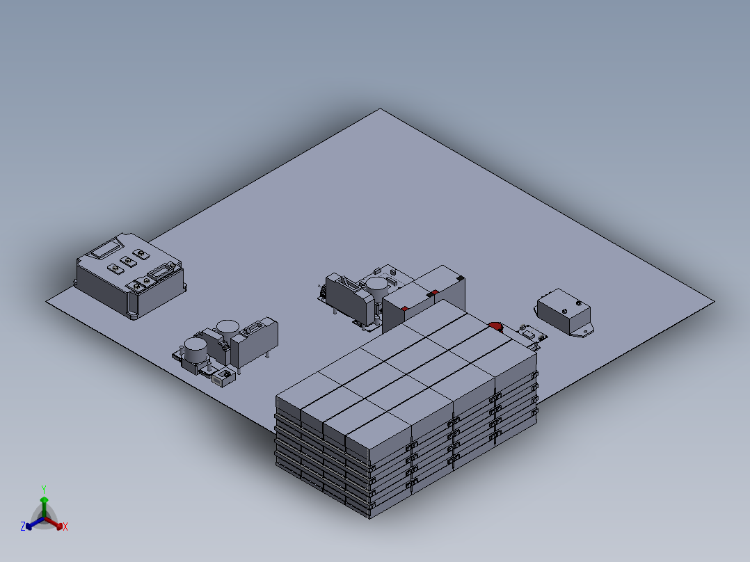 A3004271-卡丁车车架正等轴测图
