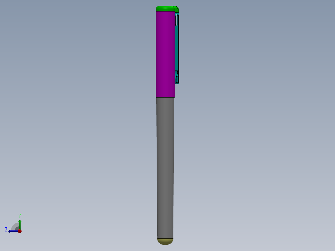 笔、中性笔、铅笔(12)右视图