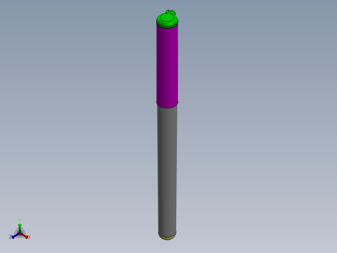 笔、中性笔、铅笔(12)正等轴测图