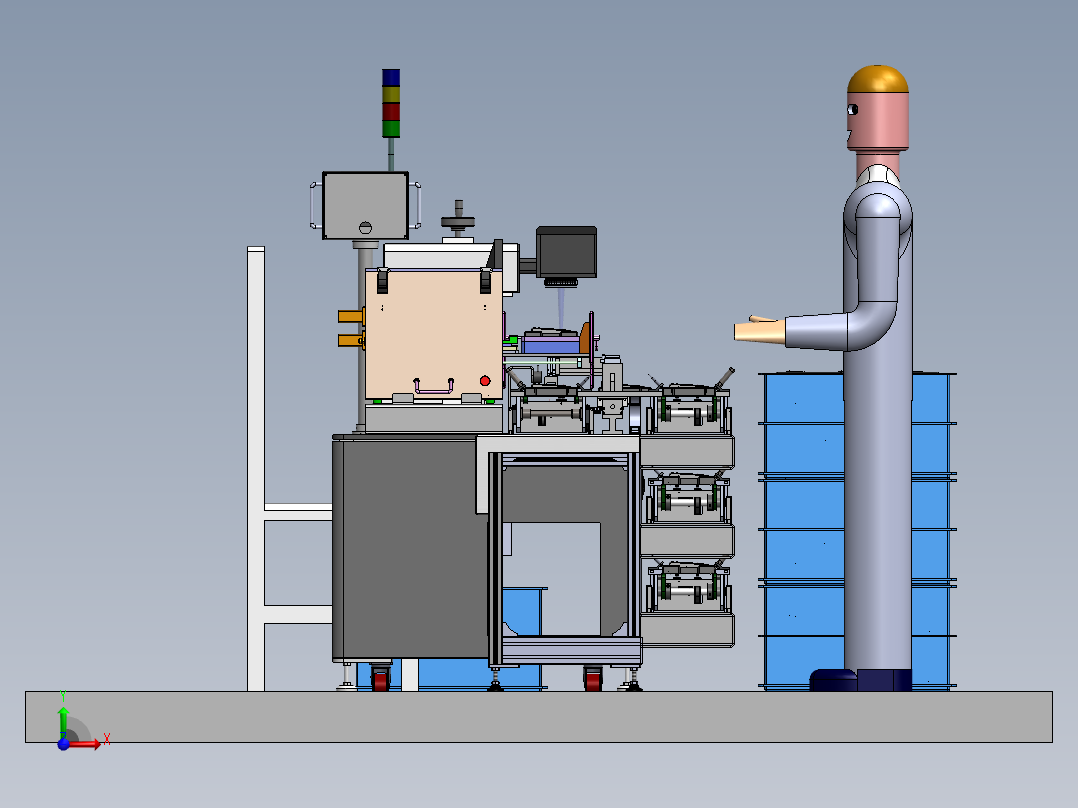 Radio测试线设备前视图
