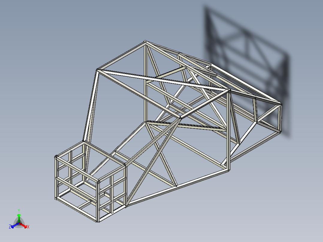 城市车辆竞赛管状底盘