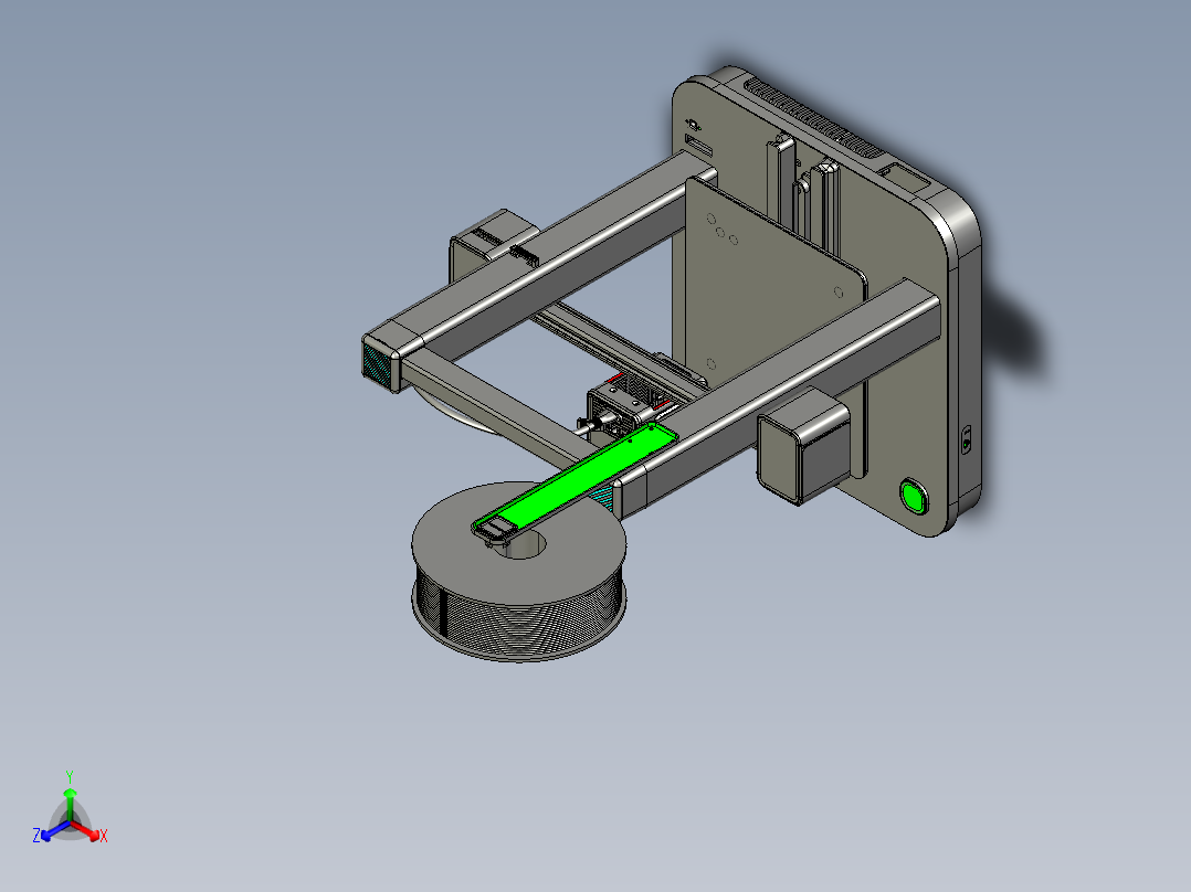 Ankermake M5C CAD 模型主视图