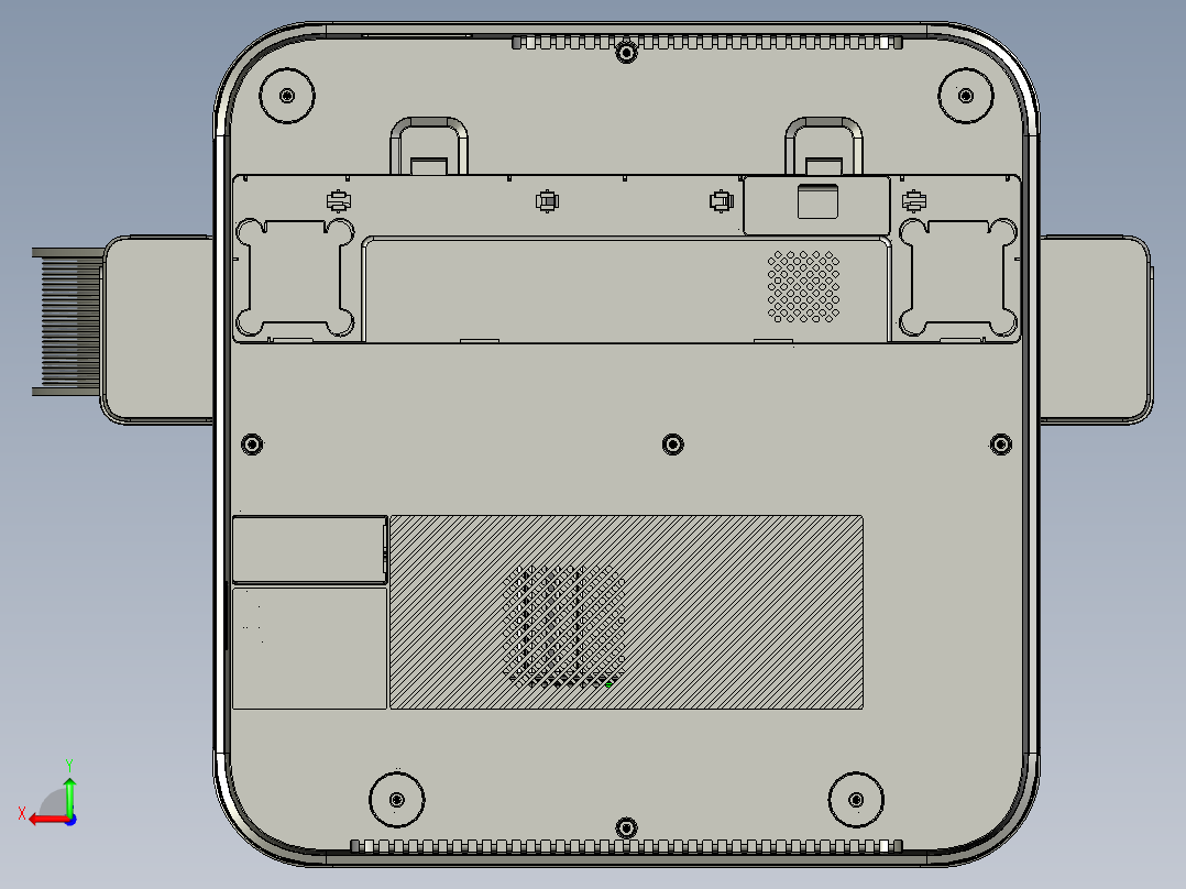 Ankermake M5C CAD 模型后视图