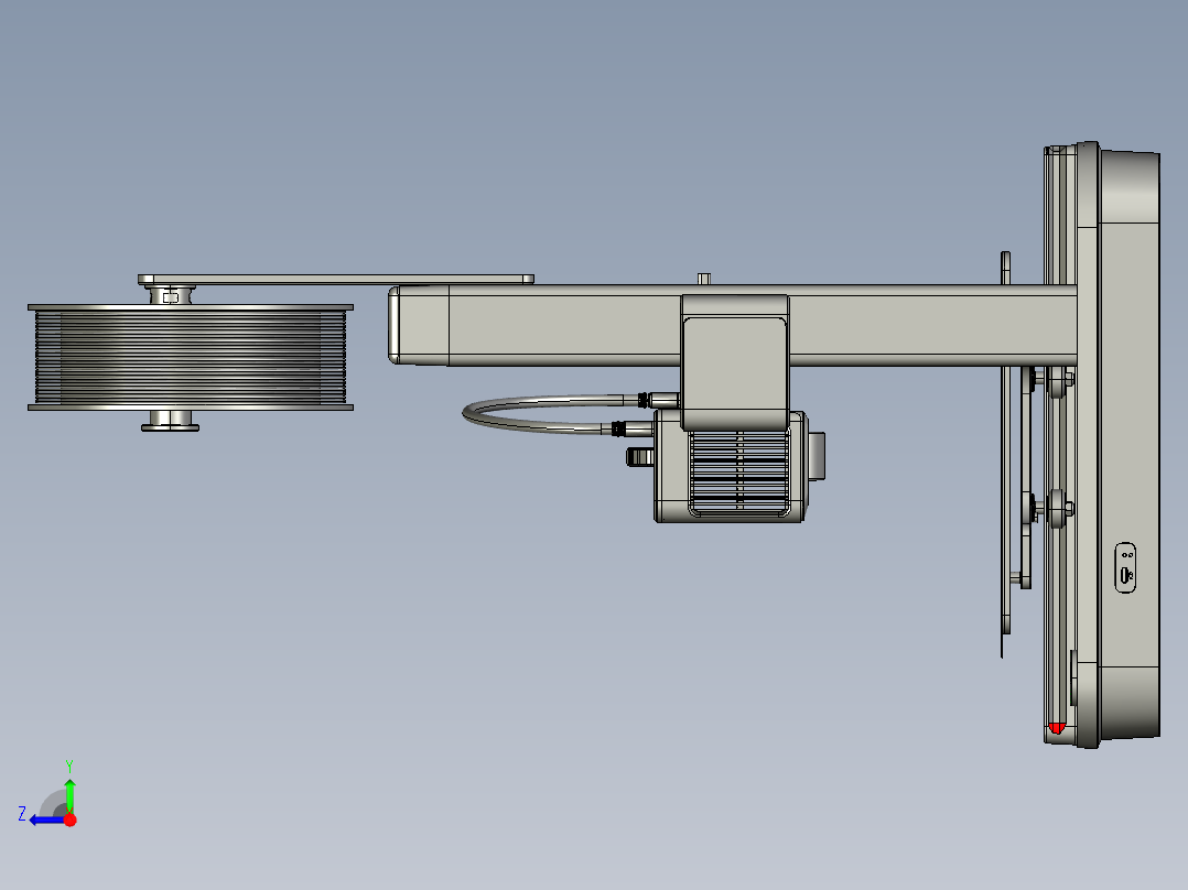 Ankermake M5C CAD 模型右视图