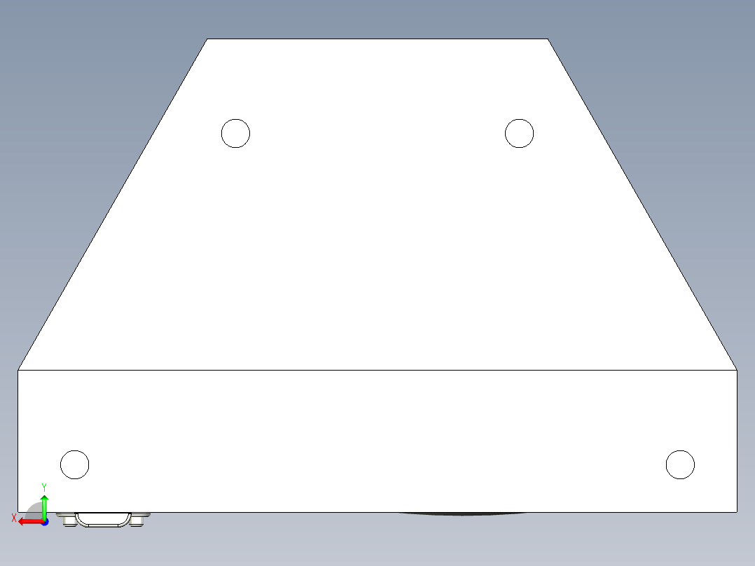 老式电视-31后视图