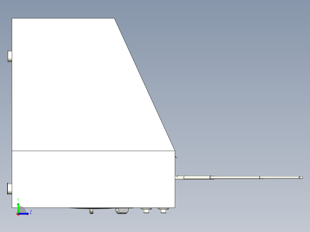老式电视-31左视图