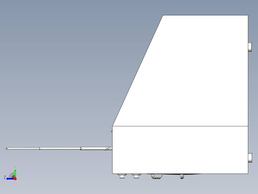 老式电视-31右视图