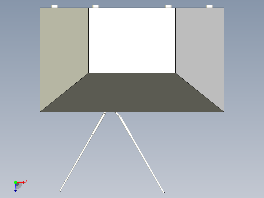 老式电视-31俯视图