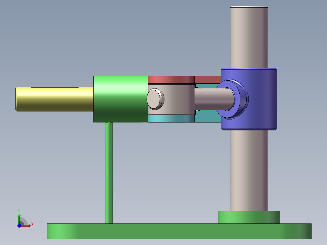 直角耦合前视图