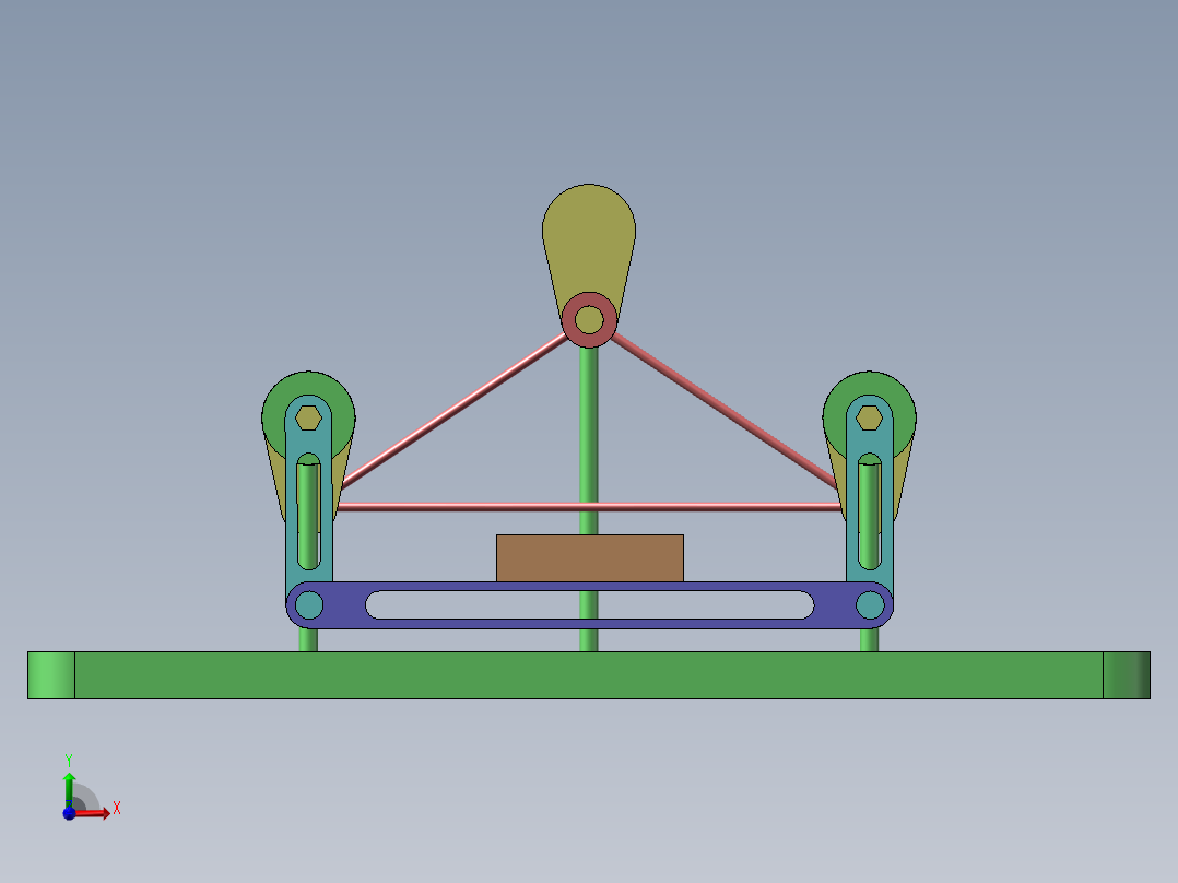 竖直兜圈子平台前视图
