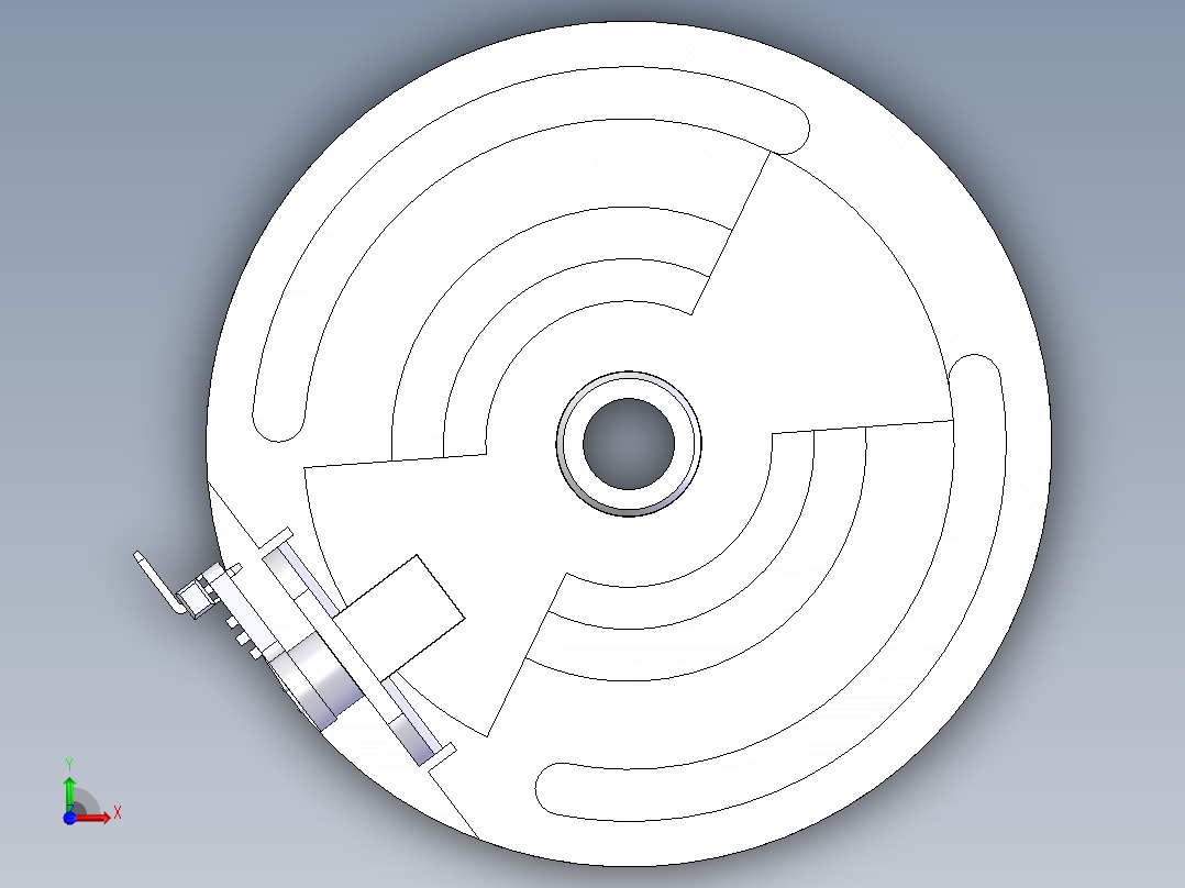 木星 3 号前视图