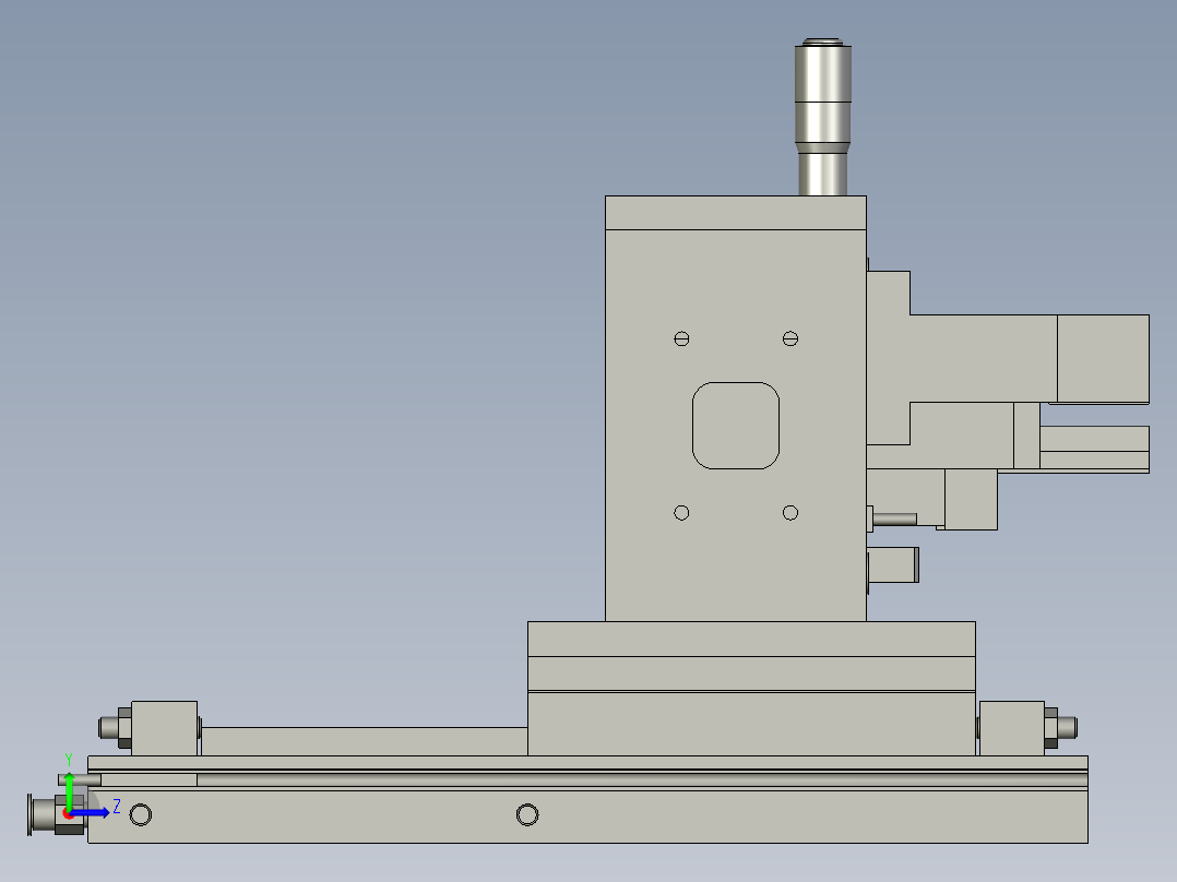 23LM001剪刀裝配左视图