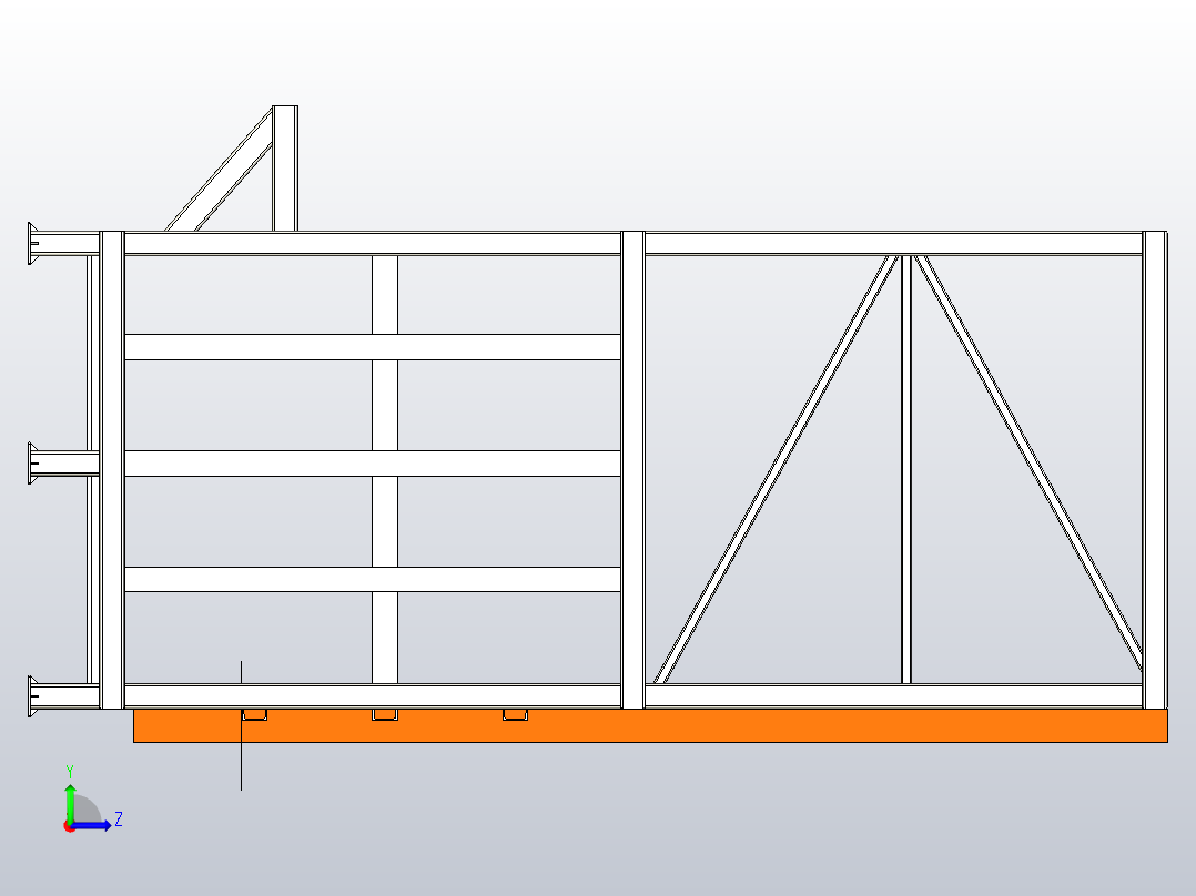 炉体结构左视图
