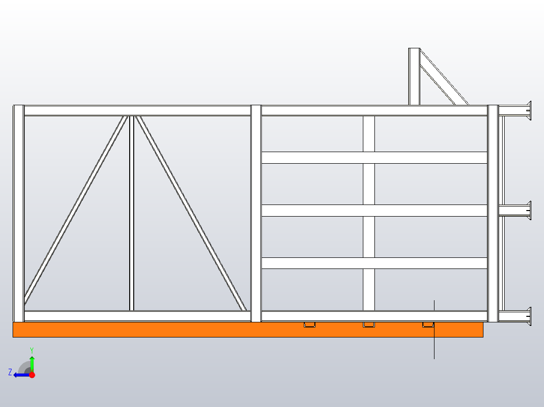 炉体结构右视图