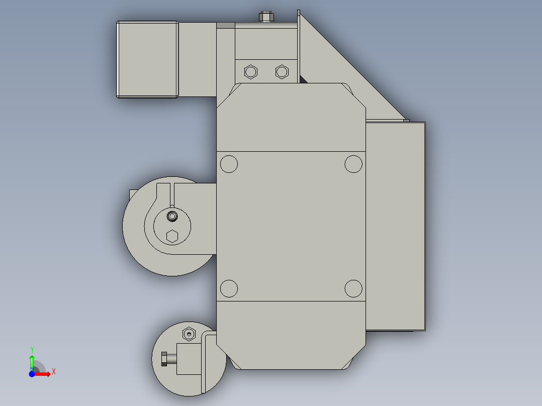 清枪剪丝器前视图