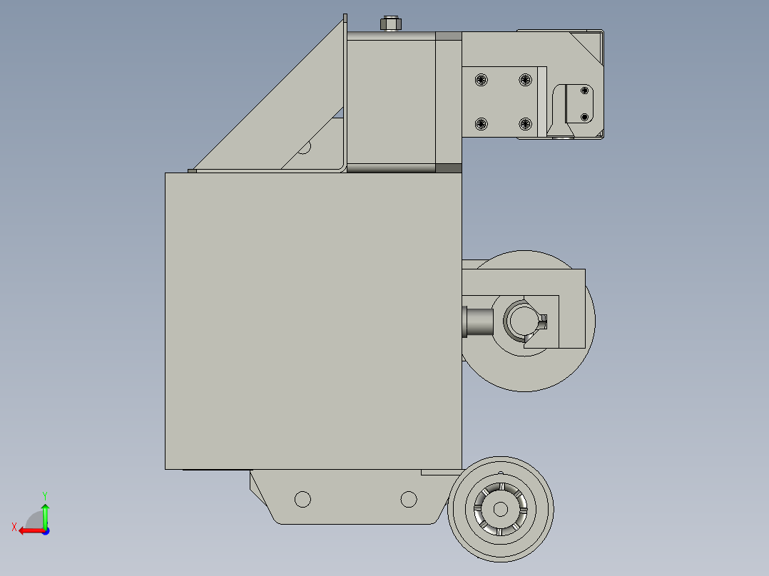 清枪剪丝器后视图