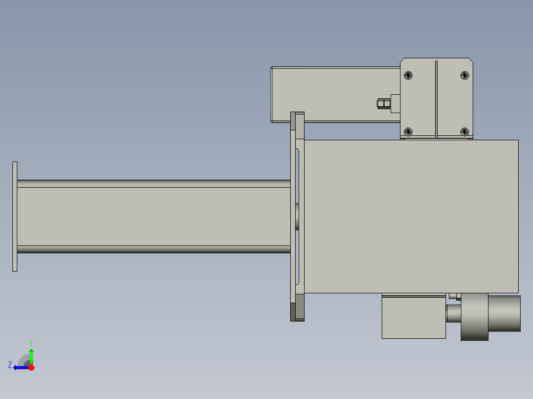 清枪剪丝器右视图