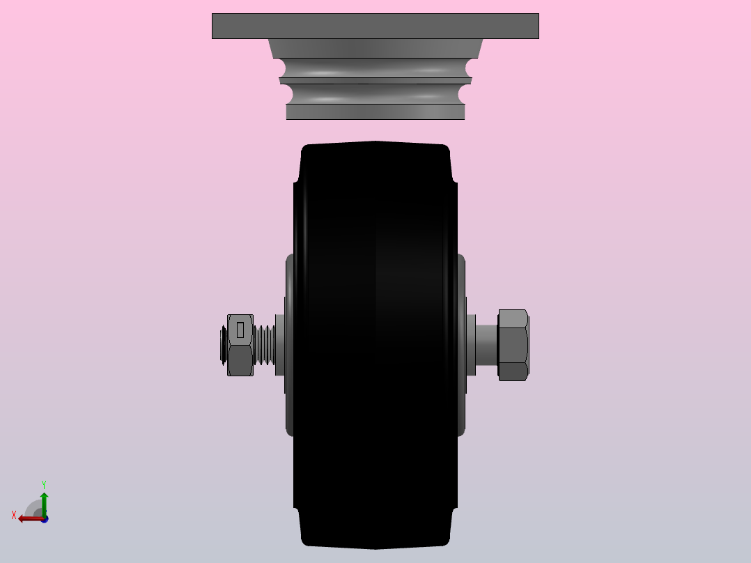 脚轮Colson-6_05289_459_2 MTG1后视图