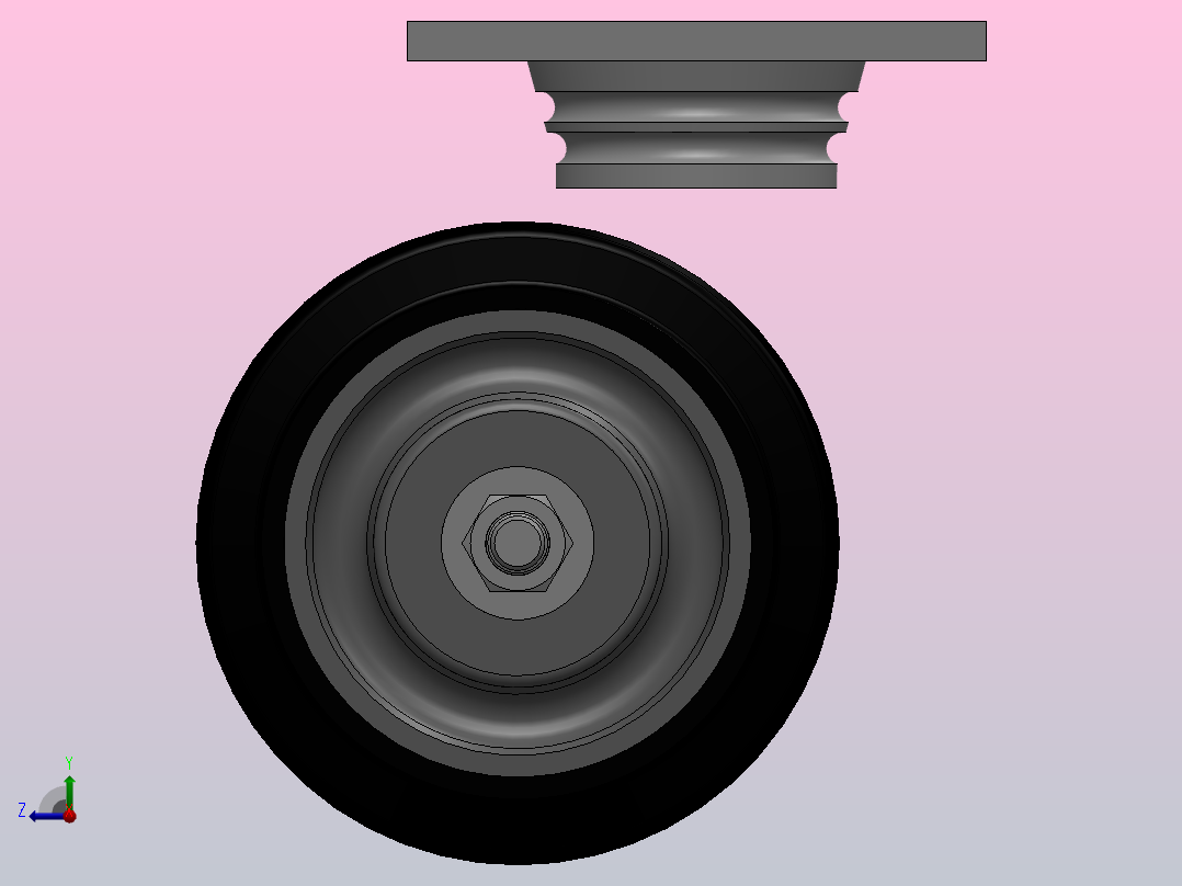 脚轮Colson-6_05289_459_2 MTG1右视图