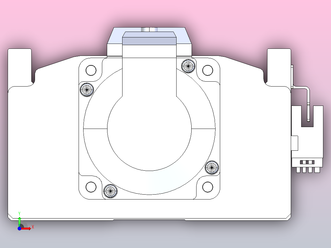 日规模组半封闭丝杆TPA-HNR-120D-1610C-L200-M-Y-P40-N3前视图