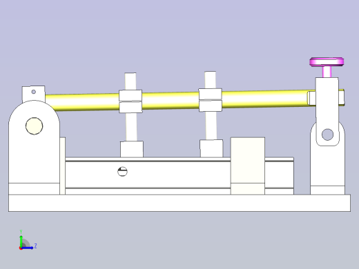 一款铝模板焊接工装夹具左视缩略图