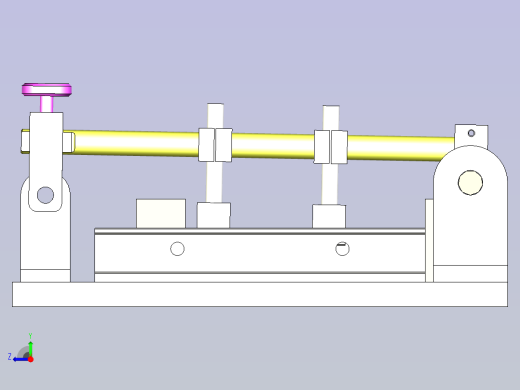 一款铝模板焊接工装夹具右视缩略图