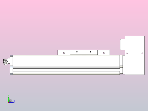 MCB14无尘皮带滑台[MCB14-L40-100-LU-P20-C3]左视缩略图