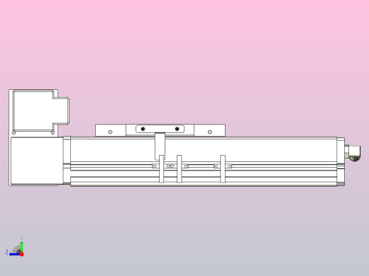 MCB14无尘皮带滑台[MCB14-L40-100-LU-P20-C3]右视缩略图