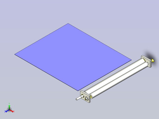 一款装卸式自由滚轮3D模型