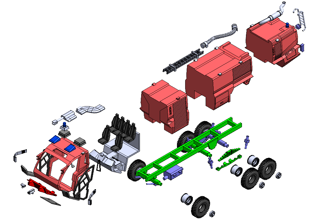 6x6消防车