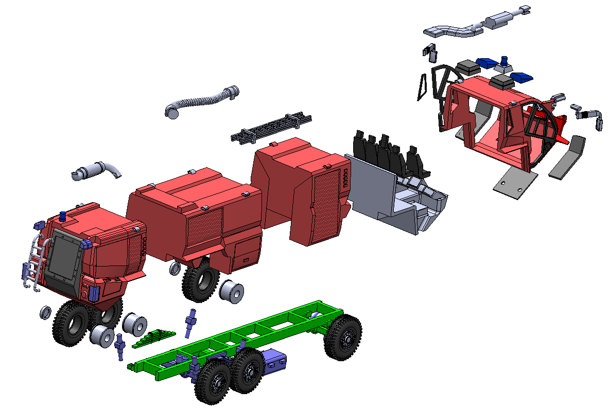 6x6消防车