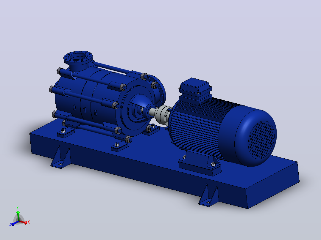 水泵centrifugal-pump-119 SW STP主视图