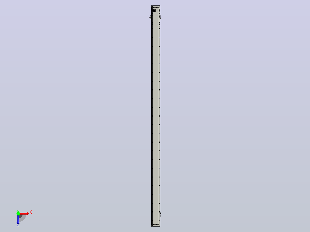 直驱直线电机轴TPA-LNP3-120-35C4-1-L2700-3-C-10-N3俯视图