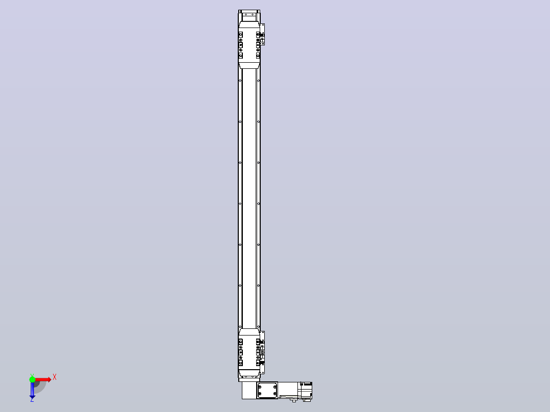 皮带直线轴双滑块型TPA-GCBS-50-P42-L300-DL-M10-N3俯视图