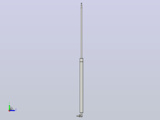 gsb22-e-d-s300_asm氮气弹簧左视缩略图