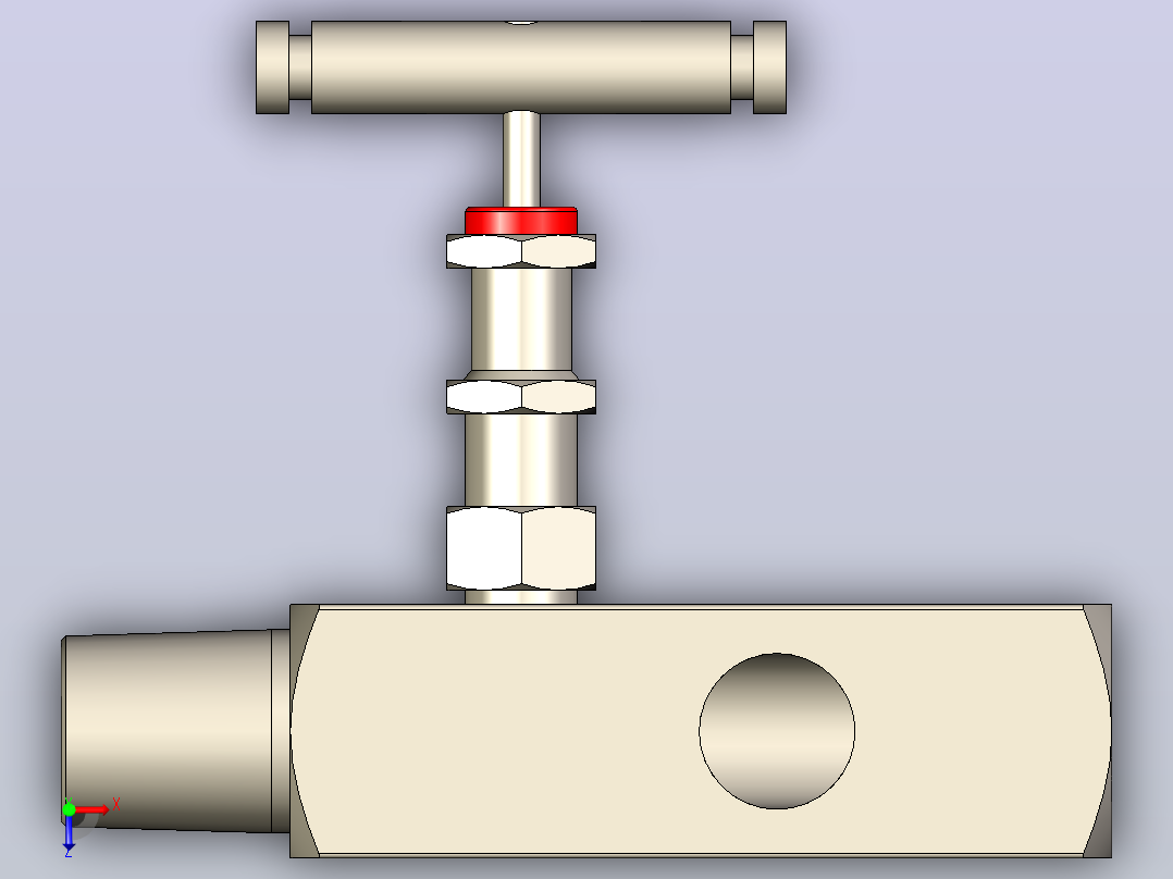 泄放阀[CMP8MBF-CSM×3F]俯视图